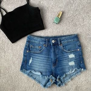 Divided Jean Shorts Size 2-4